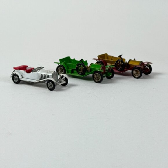 Vintage Matchbox 3 Yesteryear Diecast Collectible Cars Missing Roof - Picture 11 of 11